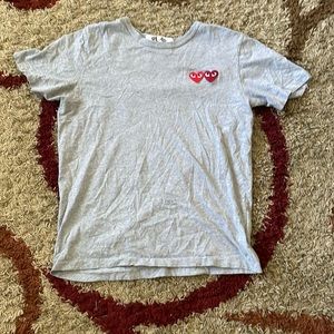 Comme des Garçons play heart t shirt